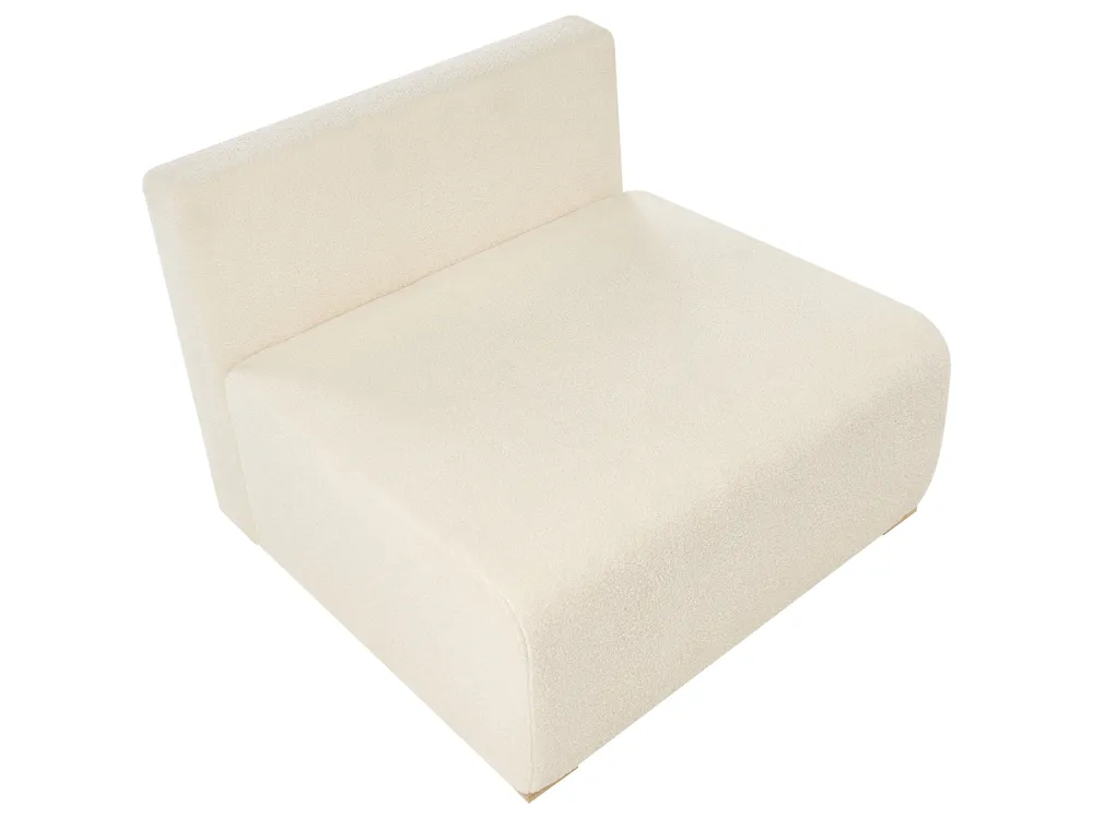 1-Seat Section NERBO with Storage Boucle Off-White_1033673