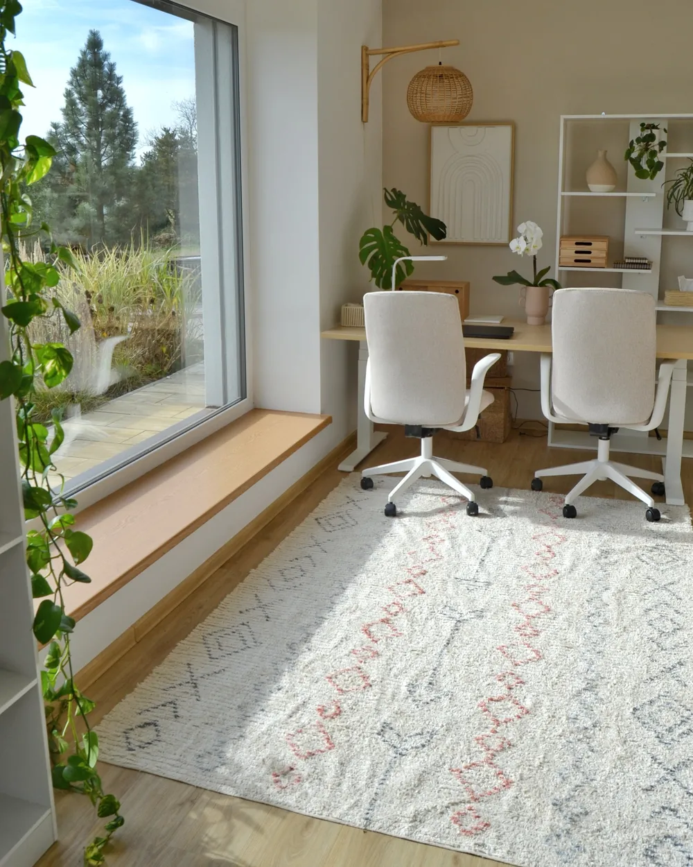 Matto DISPUR Beige 160 x 230 cm Puuvilla_1034799