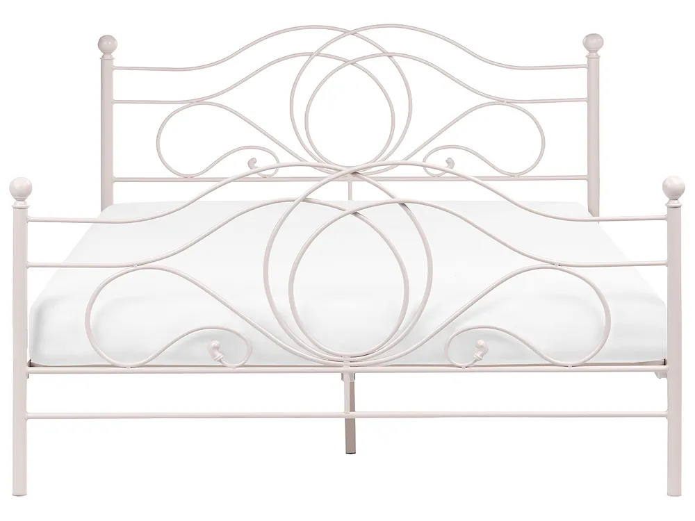 Sänky Metalli LYRA 160 x 200 cm Vaaleanbeige_1162026