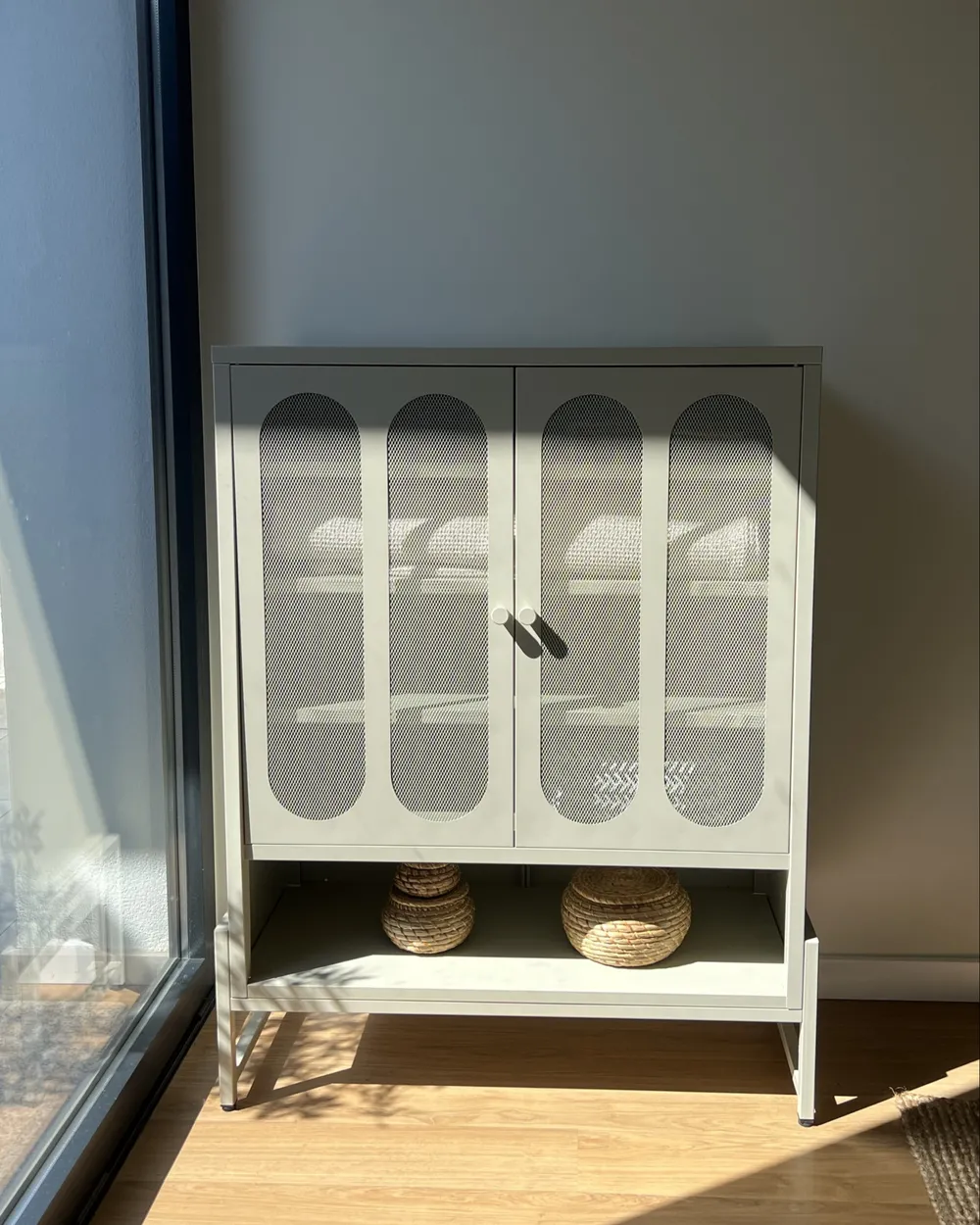 Senkki 2 ovella SOLETTA Metalli Vaaleanbeige_1071387