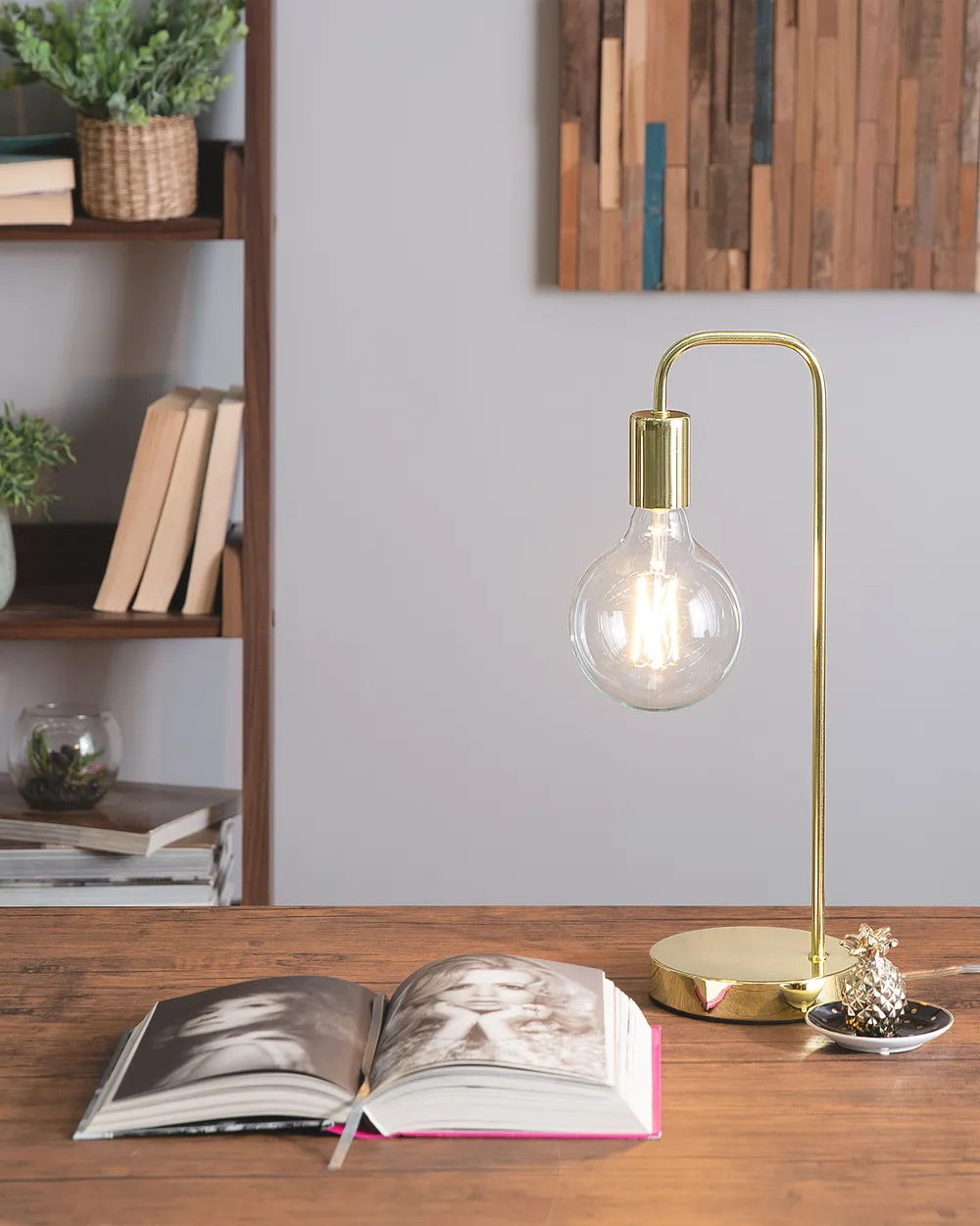 Desk Lamp SAVENA Metal Gold