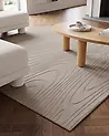 Tekoturkismatto ONTAKE Beige 160 x 160 cm