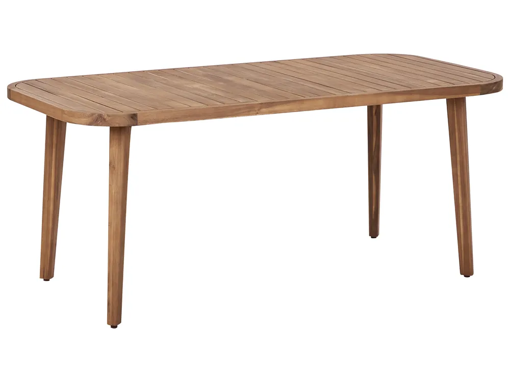 Garden Dining Table PARAGGI 180 cm 90 cm Certified Acacia Wood Brown