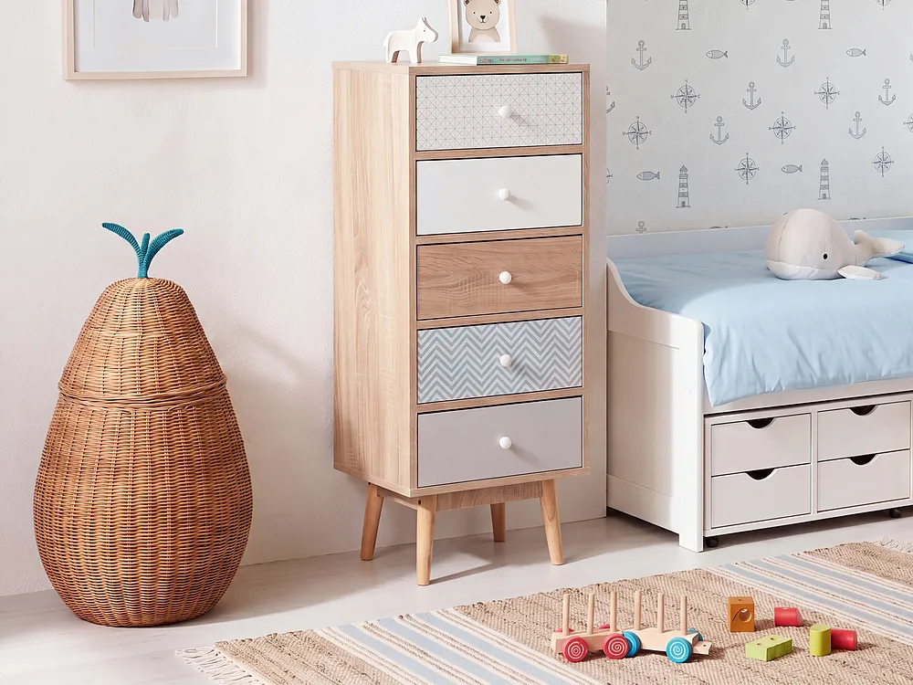 5 Drawer Chest FOLEY Multicolour_1154908