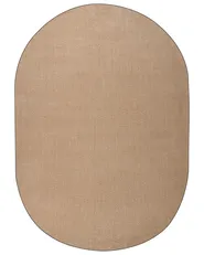 Matta med lång lugg DEMRE Sandbeige 160 x 230 cm_1076878