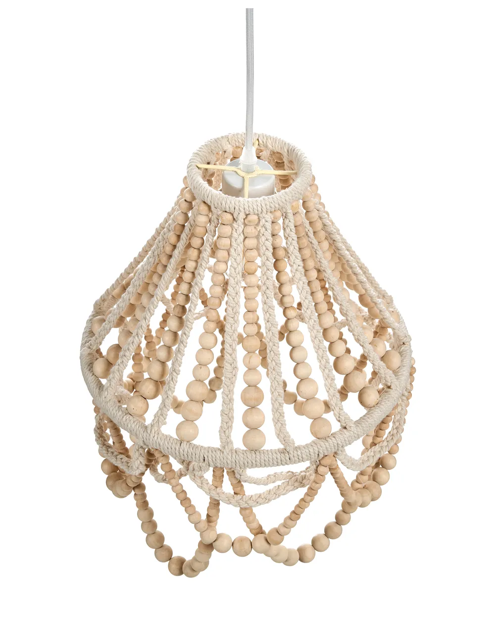 Chandelier MENIK Wood Light Brown_1003584