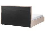 Säng med förvaring LORIENT Bouclé Beige 180 x 200 cm_1040266