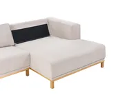 Corner Sofa 5 Seater VENG Fabric Light Beige Left Hand_1009681