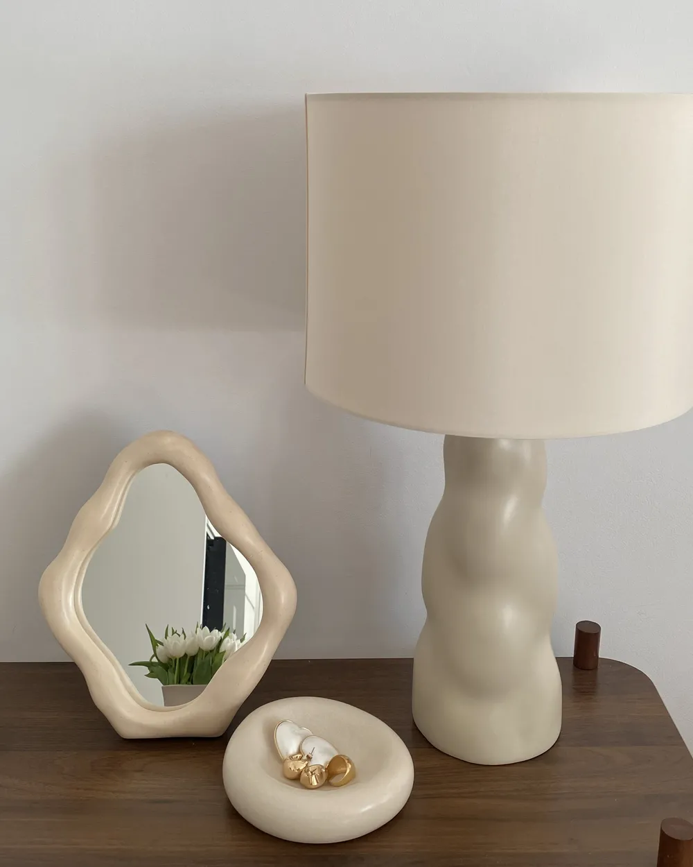 Pöytävalaisin VILAR Keramiikka Beige_920233