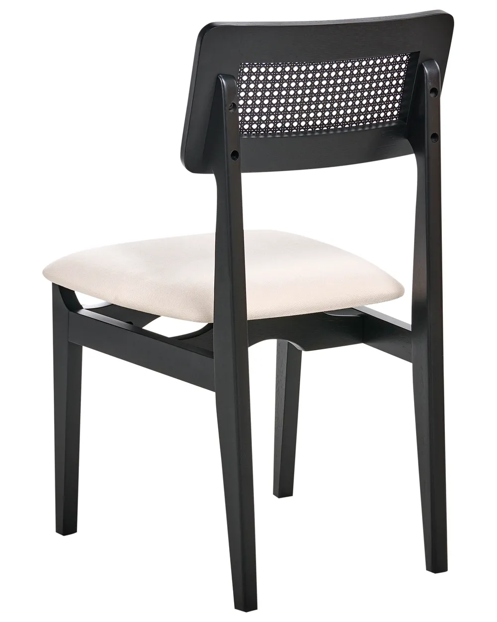Set of 2 Dining Chairs RUBONIA Wood Black_1010468