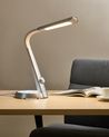 LED Desk Lamp CANOPUS with USB Port Silver