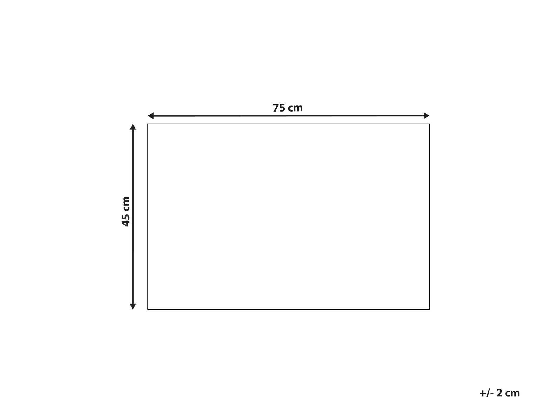 Doormat ZAGROS Natural 45 x 75 cm_905640