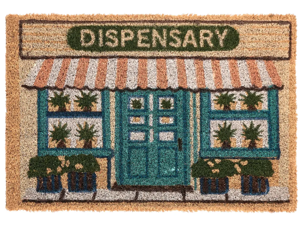 Doormat CADIZ Multicolour 40 x 60 cm Coir