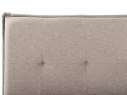 Bed Faux Linen LESTRE 180 x 200 cm (EU Super King) Taupe_960071