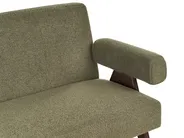 Soffa 2-sits TAMRE Bouclé Grön/ Mörkbrun_985238