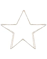 Joulukoristesetti 2 kpl LED-valo ITALLA 30/38 cm Tähti Kulta_1163742