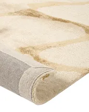 Rug MAKOLA Beige 160 x 230 cm Viscose_904061