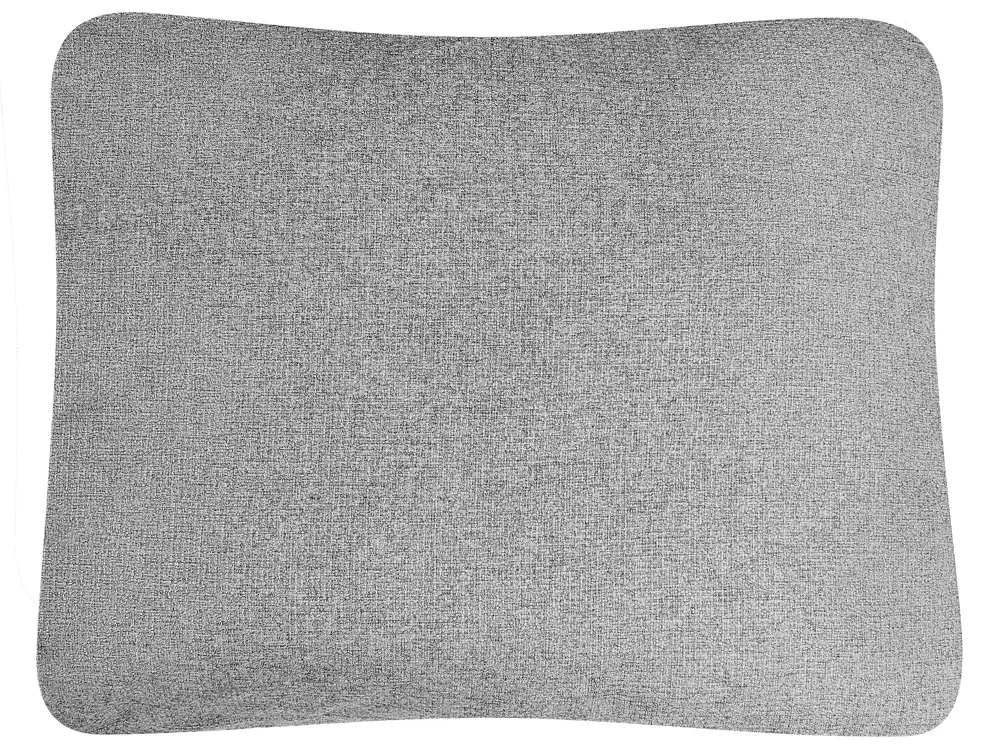 Corner Sofa Bed 3 Seater NASSJO Faux Linen Grey Right Hand_999958