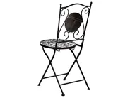 Bistrosetti taitettava CASARIO Metalli Musta_920003