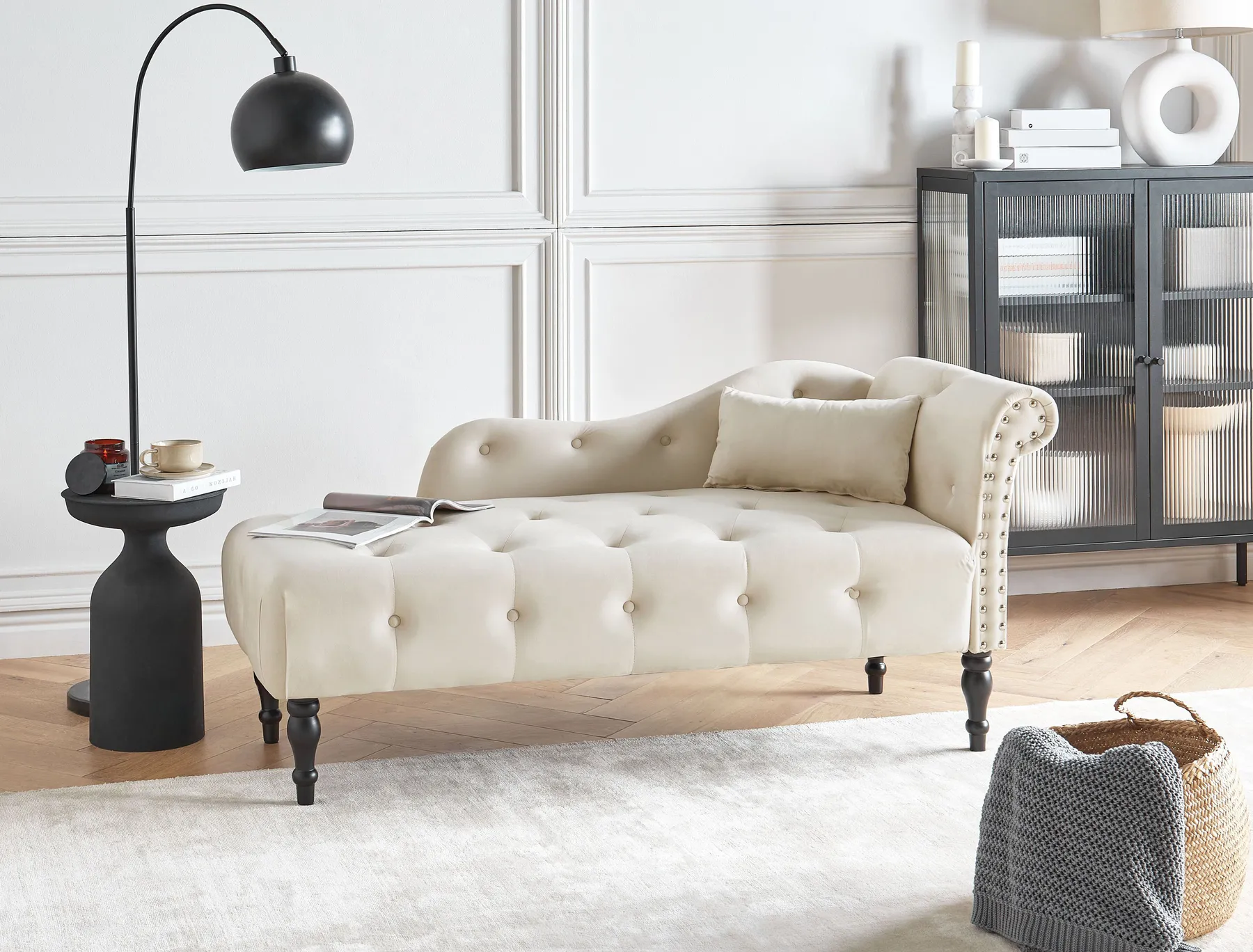 Divaani oikea IVRY Sametti Vaaleanbeige_1000686
