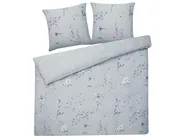 Duvet Cover Set EVERGREEN 220 x 240 cm Sateen Cotton Light Blue_815218