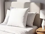 Sänky Vakosametti VALOGNES 180 x 200 cm Vaaleanbeige_1182669