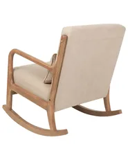 Rocking Chair SKOVDE Fabric Beige_927213