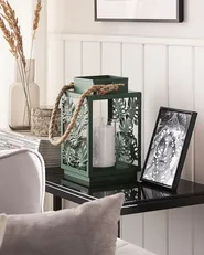 Lantern UNIMAK 25 cm Metal Green_780359