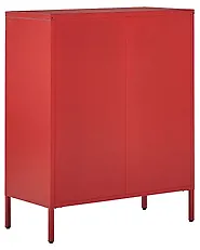 Kommode ENAGO Metall Rød_812240