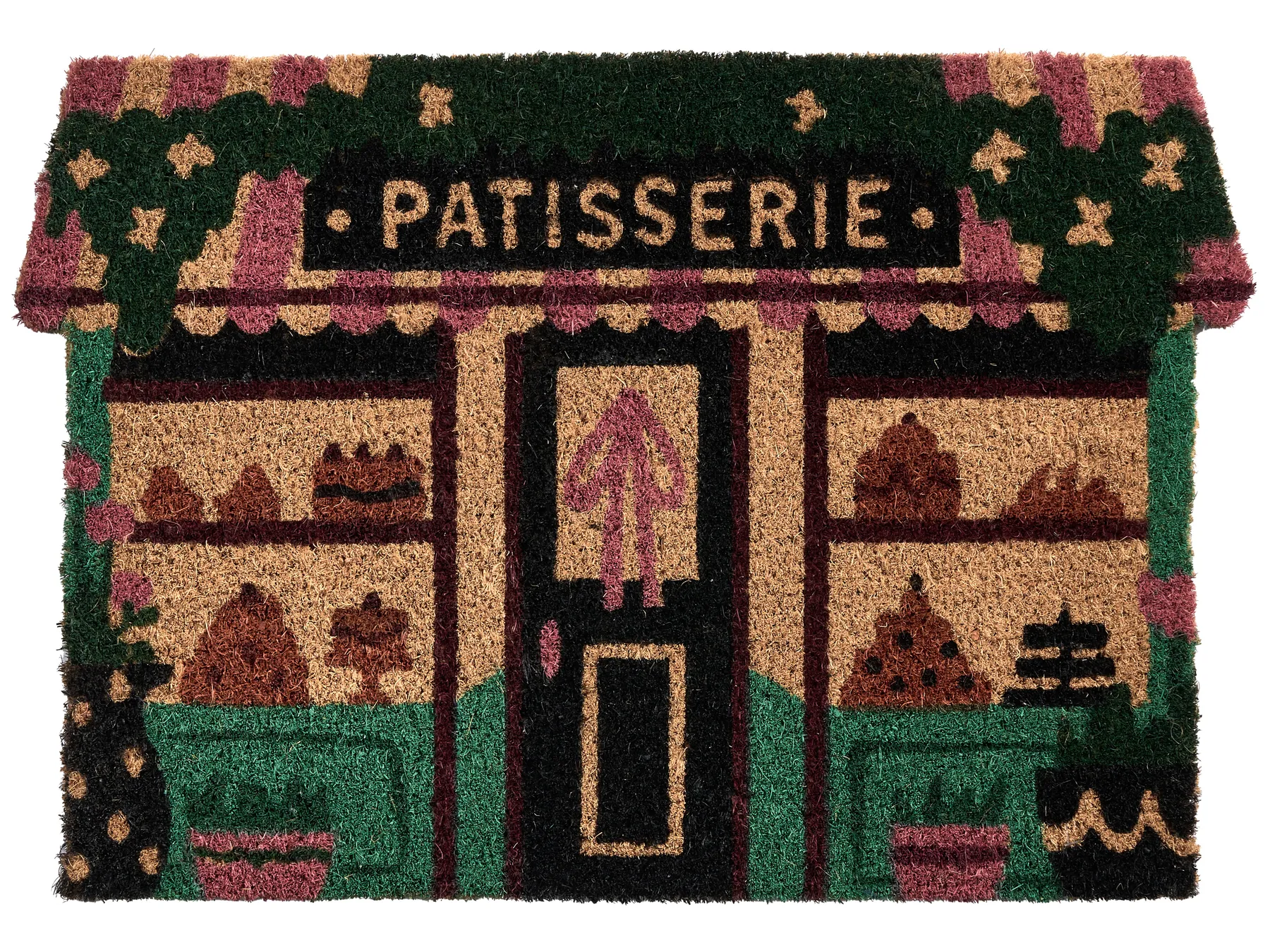 Dørmatte TERNATE Flerfarget 40 x 60 cm Kokosfiber_1079153