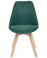 Set of 2 Dining Chairs DAKOTA II Fabric Green_1187012