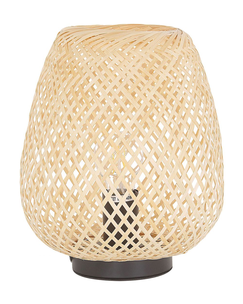 Table Lamp BOMU Bamboo Light Brown