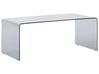 Coffee Table KENDALL Tempered Glass Black