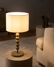 Bordslampa LOKY Metall Beige_1067612