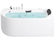 Massagebadkar SAYULA 1700 x 800 mm Vit Vänstervänd_1029504