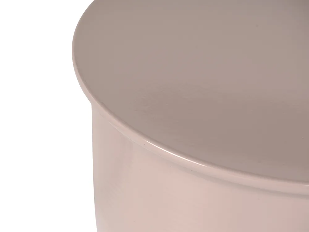 Side Table LETTA Metal Light Beige_1057276