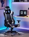 Gamingstol KNIGHT Konstläder Silver
