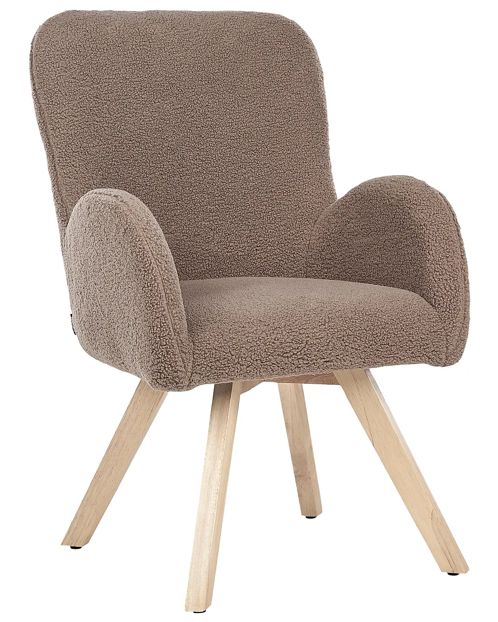 Armchair BJARN Boucle Brown_1178993