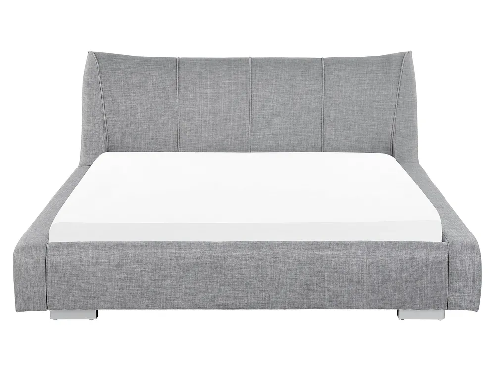 Waterbed Fabric NANTES 160 x 200 cm (EU King Size) Light Grey_75686