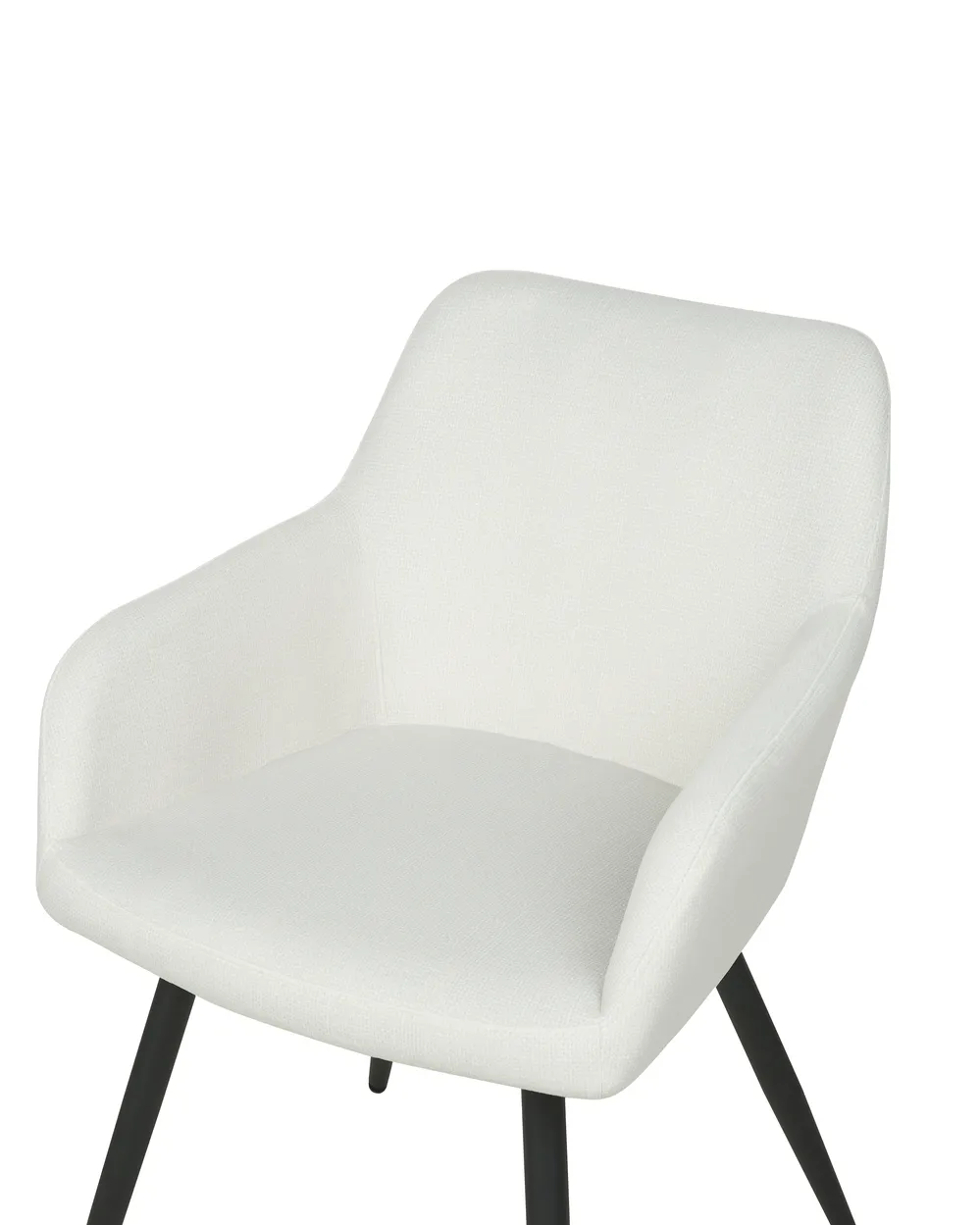 Set of 2 Dining Chairs CASMALIA Velvet Off-White_898671