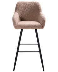 Baarituolisetti 2 kpl CASMALIA Buklee Ruskeanharmaa_956956