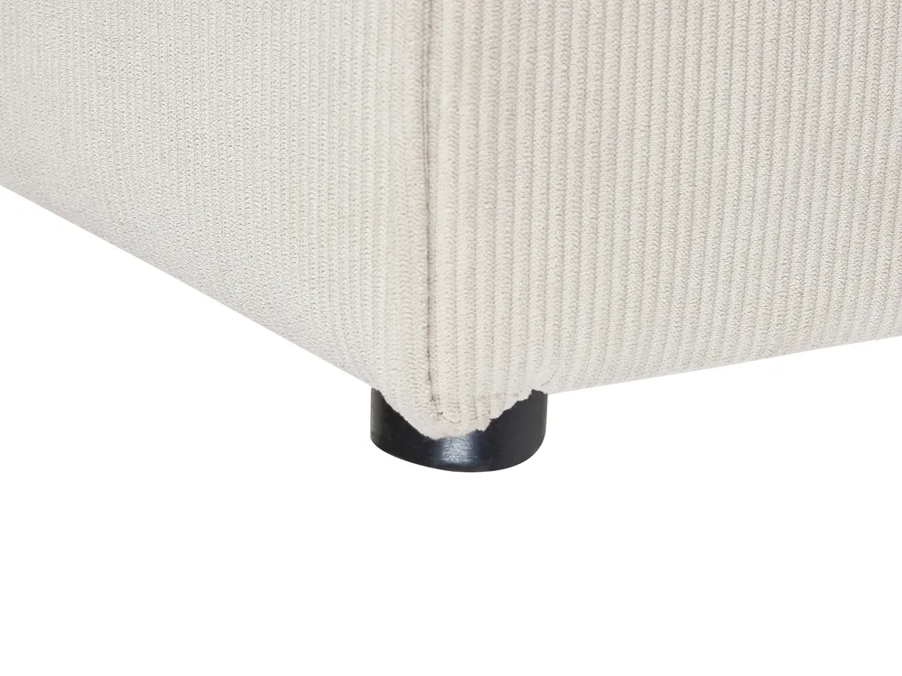 Ottoman LEMVIG Corduroy Light Beige_869302