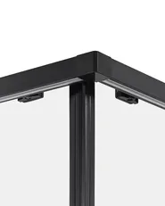 Shower Enclosure TELA 800 x 800 x 1850 mm Black_944652