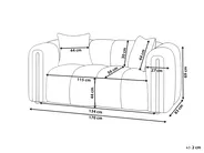Soffa 2-sits MORSIL Bouclé Off-White_1057323