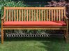 Bench Seat Pad Cushion VIVARA 152 x 54 cm Dark Red