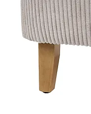 Wingback-tuoli ABSON Vakosametti Beige_1186232