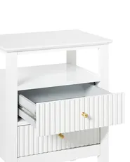 2 Drawer Bedside Table ASSISI White_942885