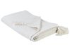 Bedspread LINDULA Cotton 200 x 220 cm Off-White