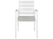 Garden Dining Set 4 Seater MALETTO/TAVIANO with Cushions Metal Grey_922983