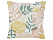 Set of 2 Outdoor Cushions TEGEA Plant Pattern 45 x 45 cm Multicolour_818605